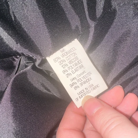 Theory Womens Crop Blazer Jacket Long Sleeve Notch Lapel Hook Closure Tweed - Picture 3 of 5